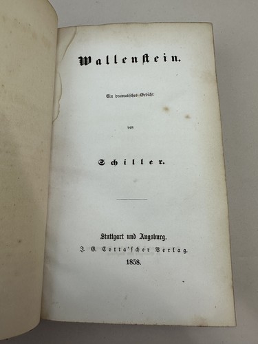 Wallenstein ein dramatisches - wallenstein,